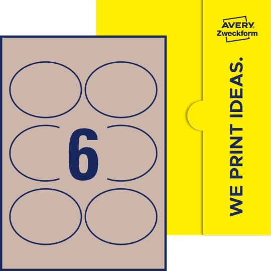 6 st. etiketter per ark.
