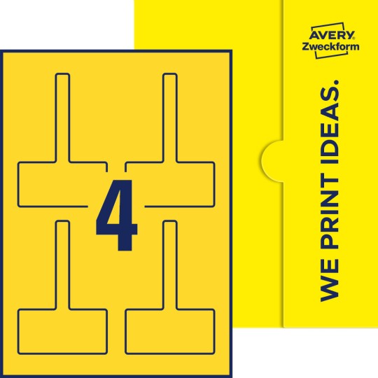 4 st. etiketter per ark.