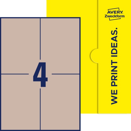4 st. etiketter per ark.