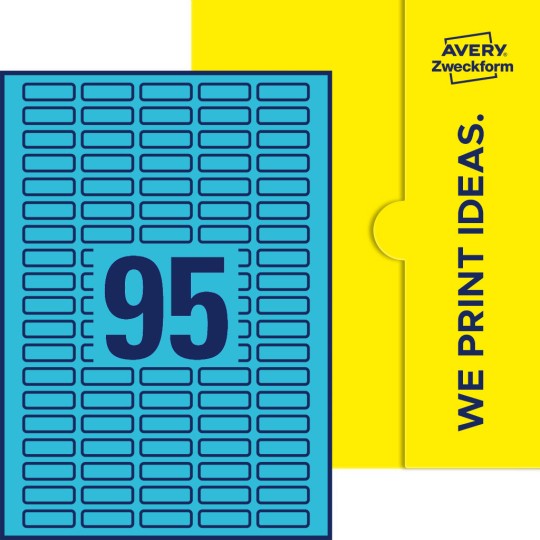 95 st. etiketter per ark.