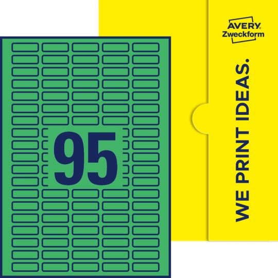 95 st. etiketter per ark.