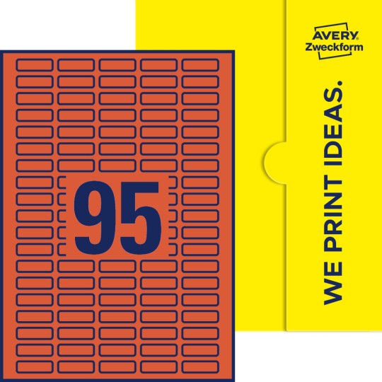 95 st. etiketter per ark.