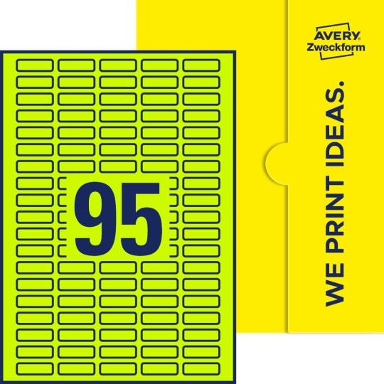 95 st. etiketter per ark.