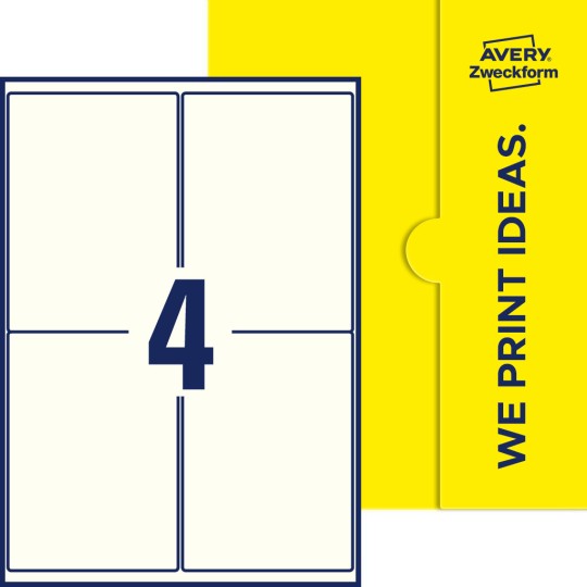 4 st. etiketter per ark.