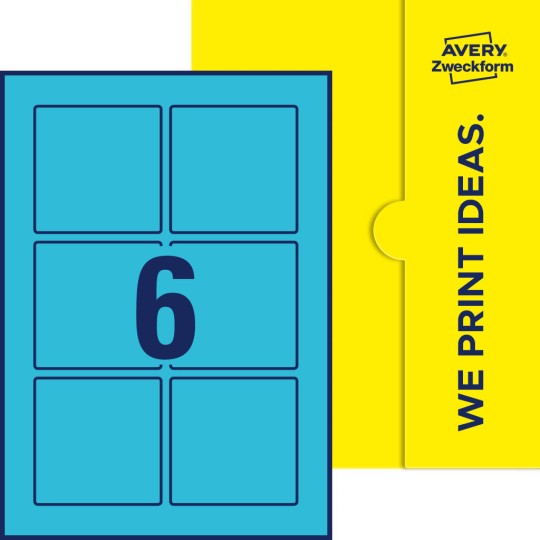 6 st. etiketter per ark.