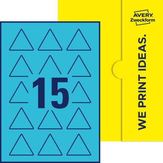 15 st. etiketter per ark.