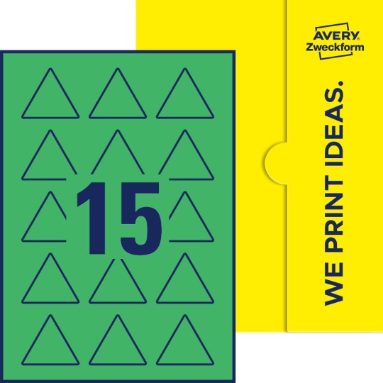 15 st. etiketter per ark.