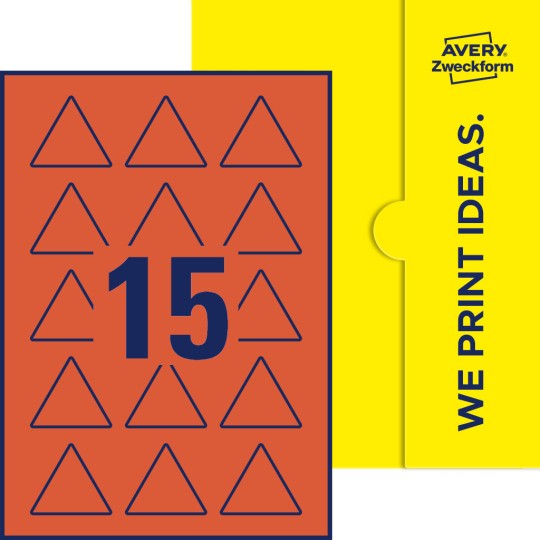 15 st. etiketter per ark.