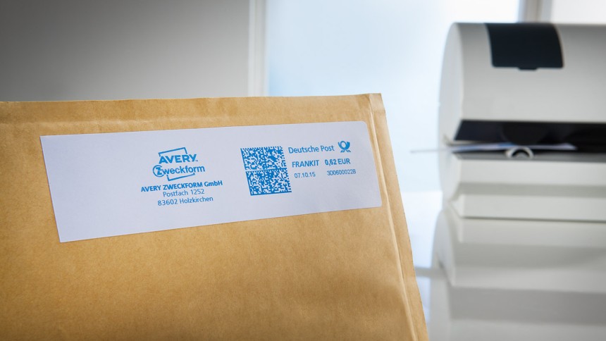 Avery Etiketter till frankering – Professionella etiketter till din frankeringsmaskin