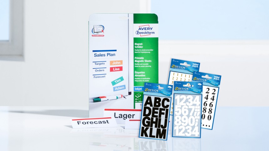 Avery Produkter för skyltning Skapa uppmärksamhet