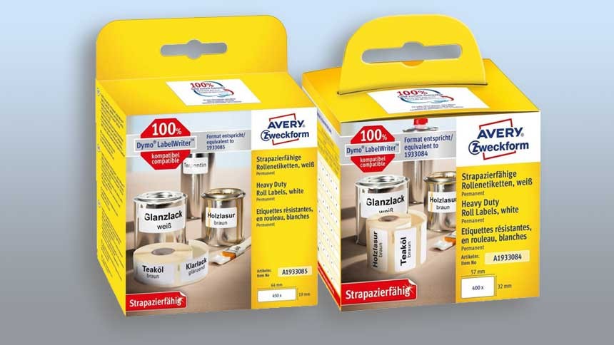 Avery Industri- och utomhusetiketter till etikettskrivare