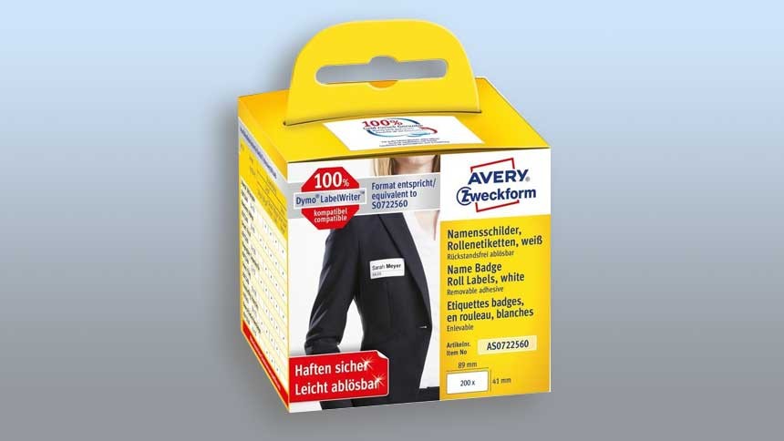 Avery Namnetiketter för etikettskrivare