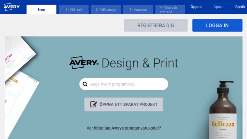 Vad är en programvarukod til Design och print
