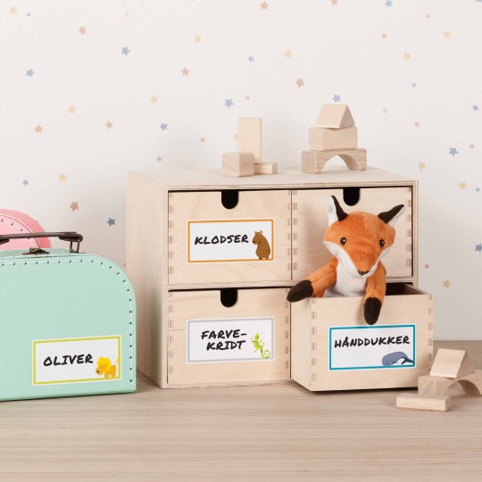 Etiketter till barn från LIVING – Etiketter med vackra och roliga motiv och etiketter till textilier