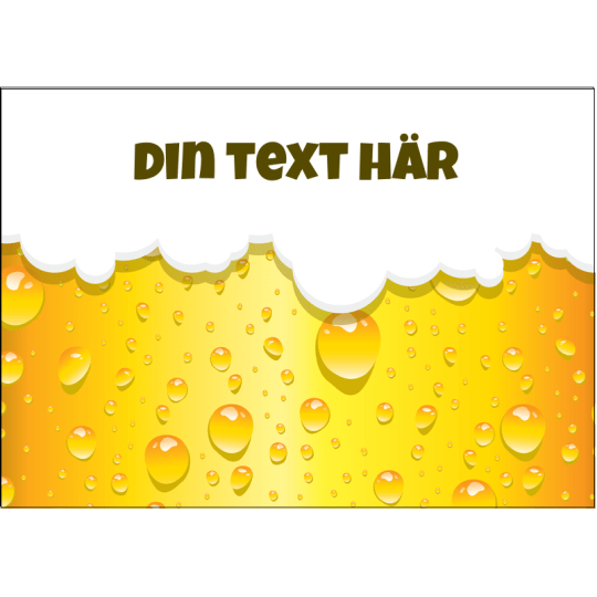 Avery Skriv ut dina egna öletiketter på självhäftande papper
