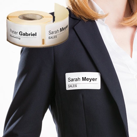Avery Självhäftande namnskyltar för etikettskrivare (Dymo®)