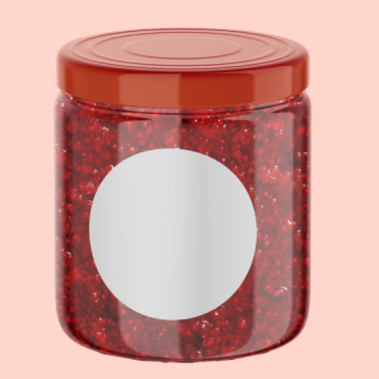 Avery Marmeladetiketter storleksguide