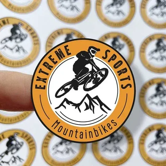 Avery PrintService Logo-stickers bikers