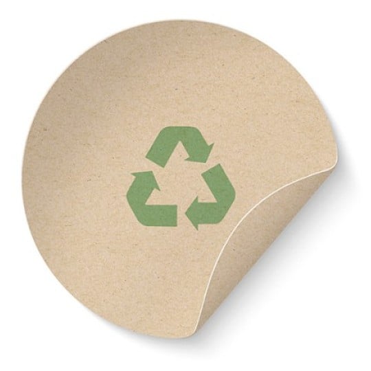 Avery etikettshop Papper naturbrun