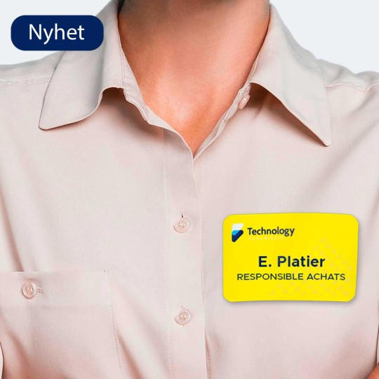 Nyhet: Få tryckta självhäftande namnetiketter