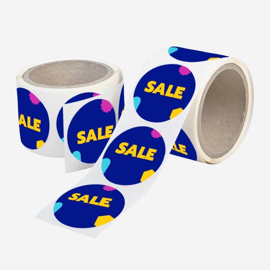 Black Friday-etiketter på rulle