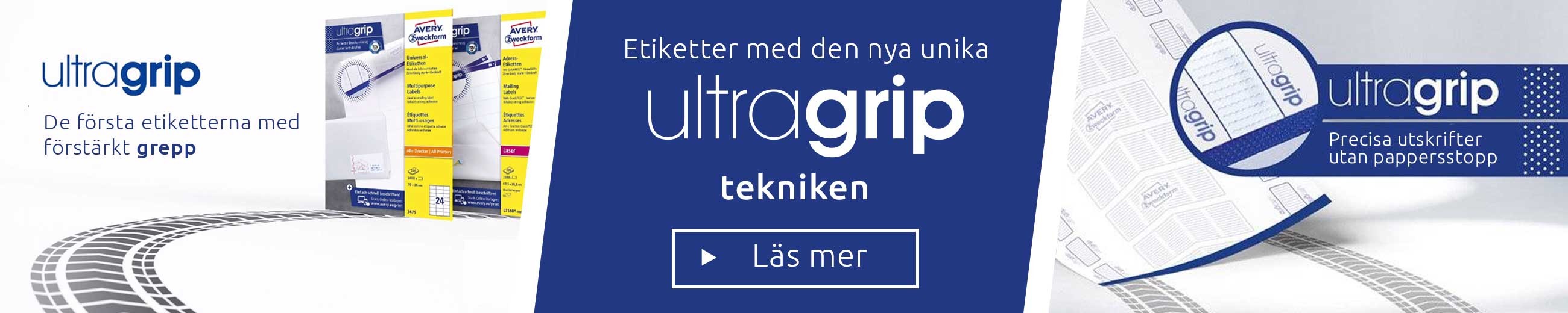 Avery Etiketter med Ultragrip