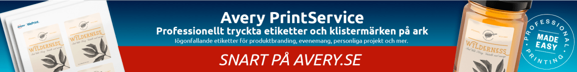 Avery PrintService kommer snart