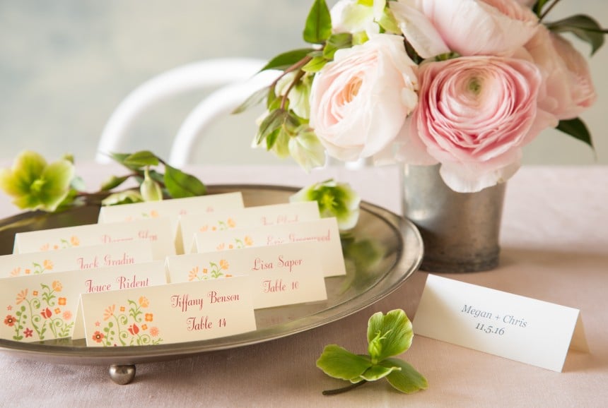 Placeringskort wedding