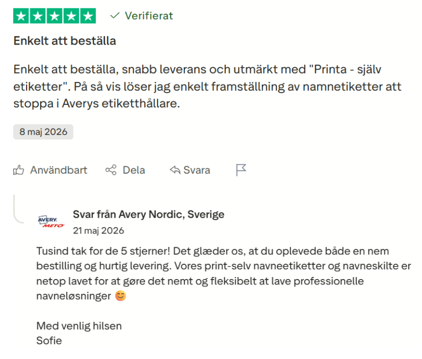 Avery.se recesion