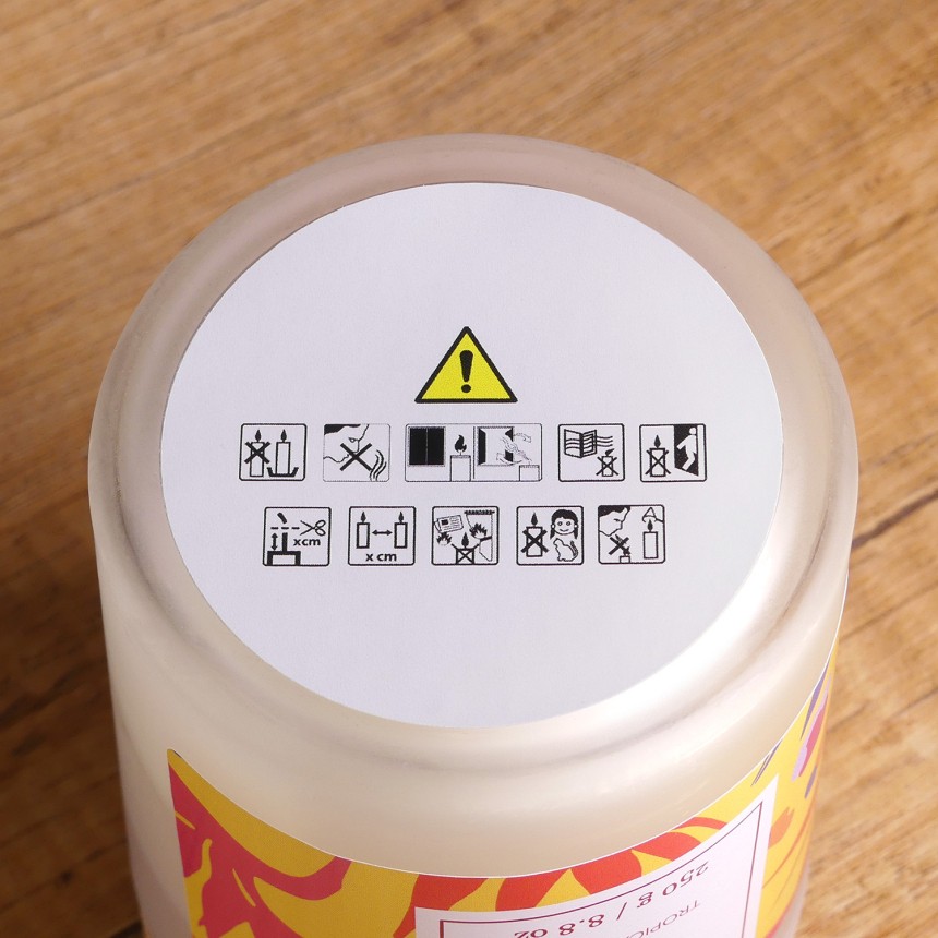 Produktmärkning av ljus