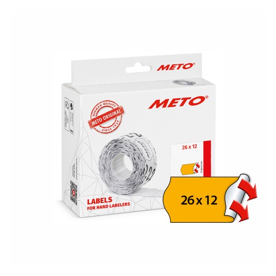 METO Permanenta prisetiketter