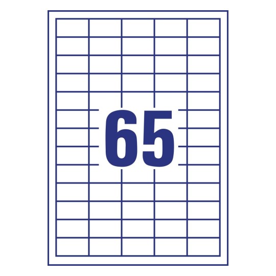 Universaletiketter med QuickPEEL™ och Ultragrip 3666 38 x 21,2 mm