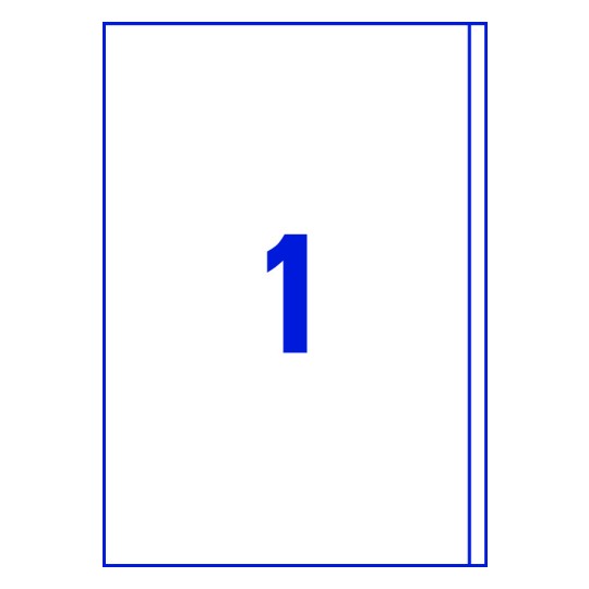 1 st. etiketter per ark.