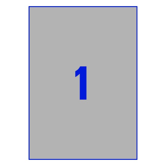 1 st. etiketter per ark.