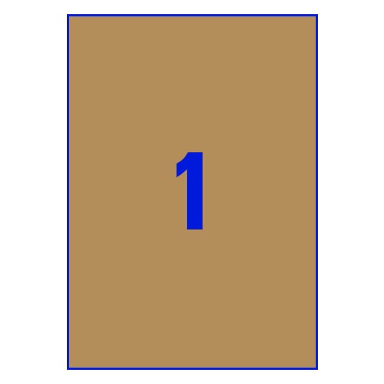1 st. etiketter per ark.