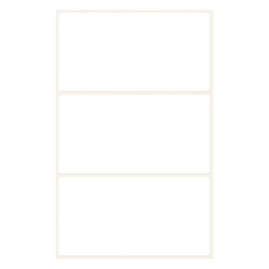 Bild enkelark, artikel: 3331, multifunktionsetiketter, format: 98 x 51 mm, 3 etiketter/ark.