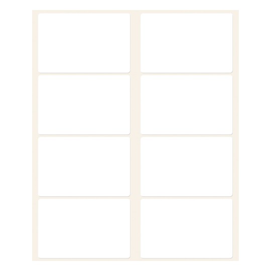 Bild Enkelark, Artikel: 3337, Mångsidiga etiketter, Format: 54 x 35 mm, 8 etiketter/ark.