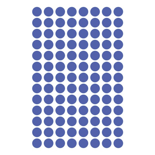 Avbildning enkelark, artikel: 3591, markeringspunkter, format: ⌀ 8 mm, 104 markeringspunkter/ark?