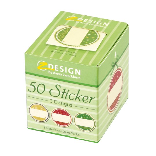Förpackningsbild: Z-Design Märkbara klistermärken (avtagbara), Artikel: 56829, Format: ⌀ 38 mm, Innehåll: 50 klistermärken / 1 rulle, 50 klistermärken/rulle?