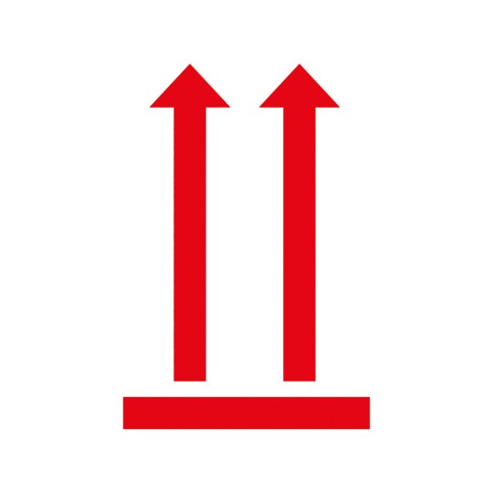 Enskild etikett, Artikel: 7250, Symbol Varningsetiketter, Format: 74 x 100 mm, Etiketter/rulle?