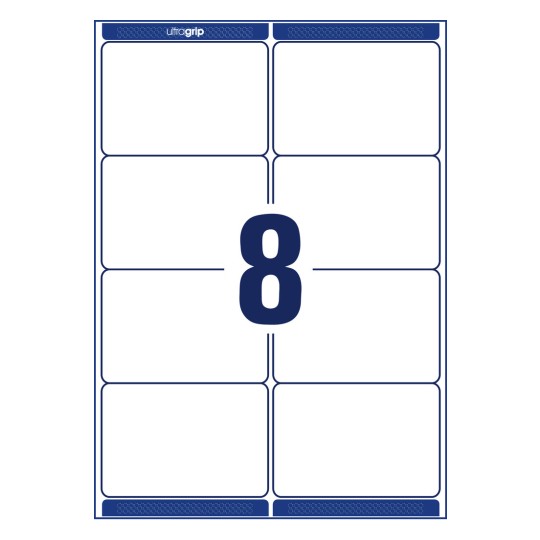 Stansritning Enstaka ark A4, Artikel: L7165-100, Fraktetiketter, Format: 99,1 x 67,7 mm, 8 etiketter/ark?