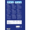 Bilden är ett produktinformationsblad för Business Inkjet Paper som beskriver specifikationer på olika språk, inklusive tyska, engelska, franska, danska, finska, nederländska, ryska och polska. Det inkluderar information om utskriftskvalitet, funktioner och kundsupportalternativ, samt en tabell som jämför olika typer av bläckstrålepapper.