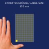 Storleksjämförelse med hand, artikel: 59994, ett ark markeringspunkter, format: ⌀ 8 mm, färg: färgglad?