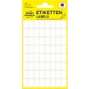 Förpackningsbild: Avery Zweckform universaletiketter utan A4 för handskrift, Artikel: 3041, Format: 13 x 8 mm, Innehåll: 384 etiketter / 6 ark, 64 etiketter/ark.