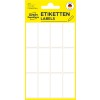 Förpackningsbild: Avery Zweckform Non A4 Universaletiketter för handskrift, Artikel: 3077, Format: 38 x 18 mm, Innehåll: 72 etiketter / 6 ark, 12 etiketter/ark.