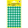 Förpackningsbild: Avery Zweckform Färgade märkningspunkter, Artikel: 3143, Format: ⌀ 12 mm, Innehåll: 270 märkningspunkter / 5 ark, 54 märkningspunkter/ark