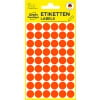 Förpackningsbild: Avery Zweckform Färgade Märkpunkter, Artikel: 3147, Format: ⌀ 12 mm, Innehåll: 270 märkpunkter / 5 ark, 54 märkpunkter/ark.