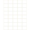 Illustration av enkel ark, Artikel: 3318, Mångsidiga etiketter, Format: 22 x 18 mm, 40 etiketter/ark.