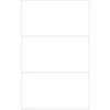 Bild enkelark, artikel: 3331, multifunktionsetiketter, format: 98 x 51 mm, 3 etiketter/ark.