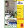 Förpackningsbild: Avery Zweckform Färgade Etiketter, permanent vidhäftning, Artikel: 3448, Format: 70 x 37 mm, Utskriftslämplighet: Bläckstråleskrivare, svartvit laserskrivare, färgskrivare, Innehåll: 2 400 etiketter / 100 ark, 24 etiketter/ark